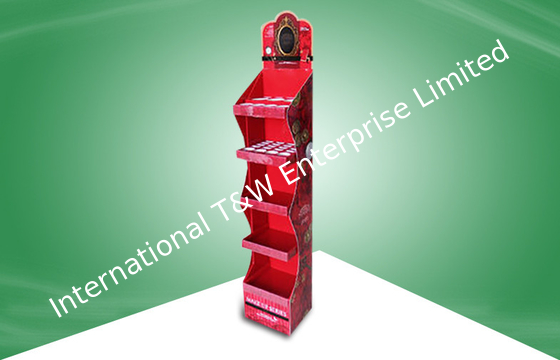 Ein guter Preis. Cosmatics freies stehendes Regal Pappder anzeigen-fünf für die Förderung Online